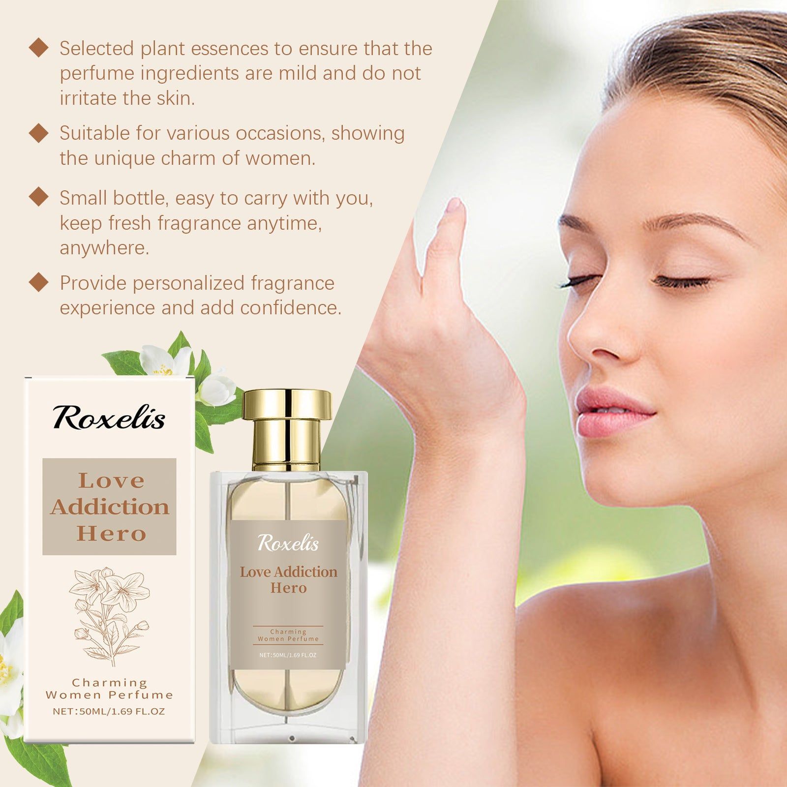 Bellflower Perfume for Women, Long Lasting Fragrance, Elegant Floral Scent ,50ml