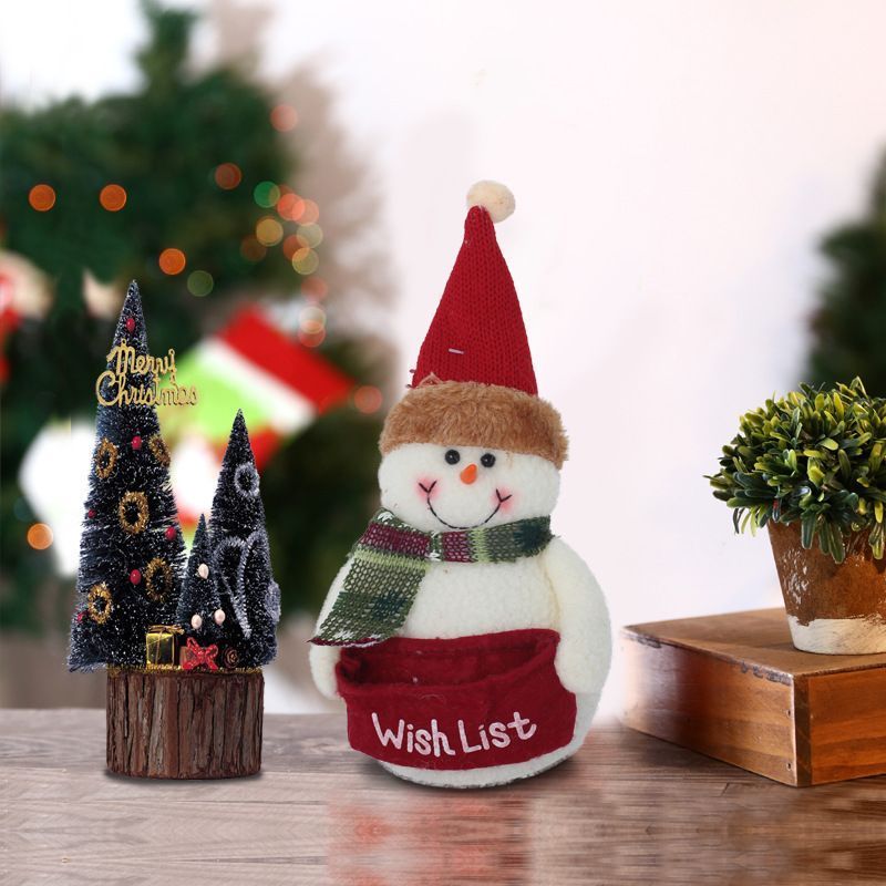 Christmas Plush Toys Santa Claus Snowman Plush Doll Christmas Decoration