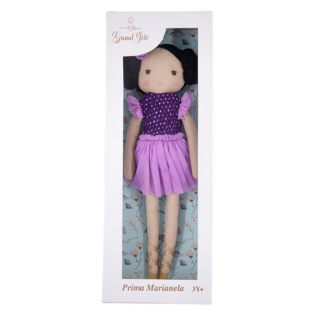 Prima Ballerina Marianela Doll – Handmade Cotton Ballet Doll for Kids