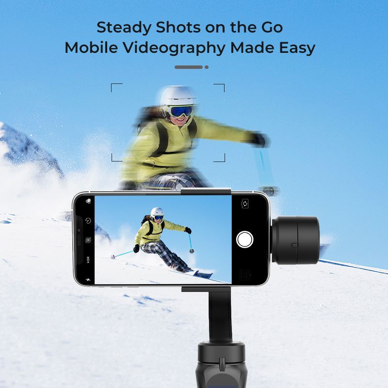 3 Axis Gimbal Handheld Stabilizer F6 Smartphone Action Camera Holder