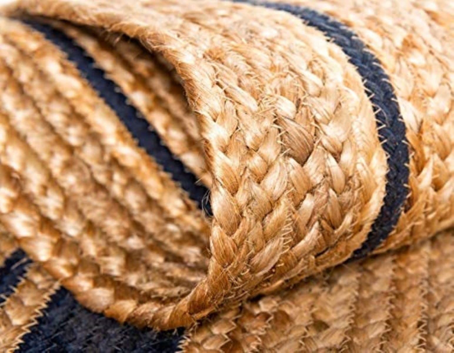 AIESY® Reversible Beautiful Handwoven Jute Runner Rug