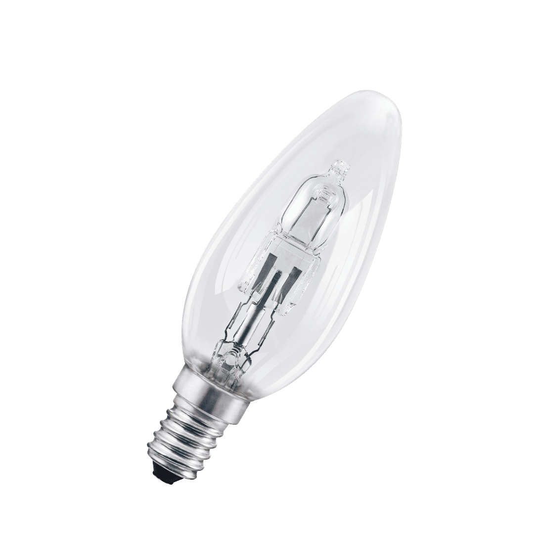 XAVAX 112460 Halogen Candle Bulb, E14, 30W, warm white, 2 pieces