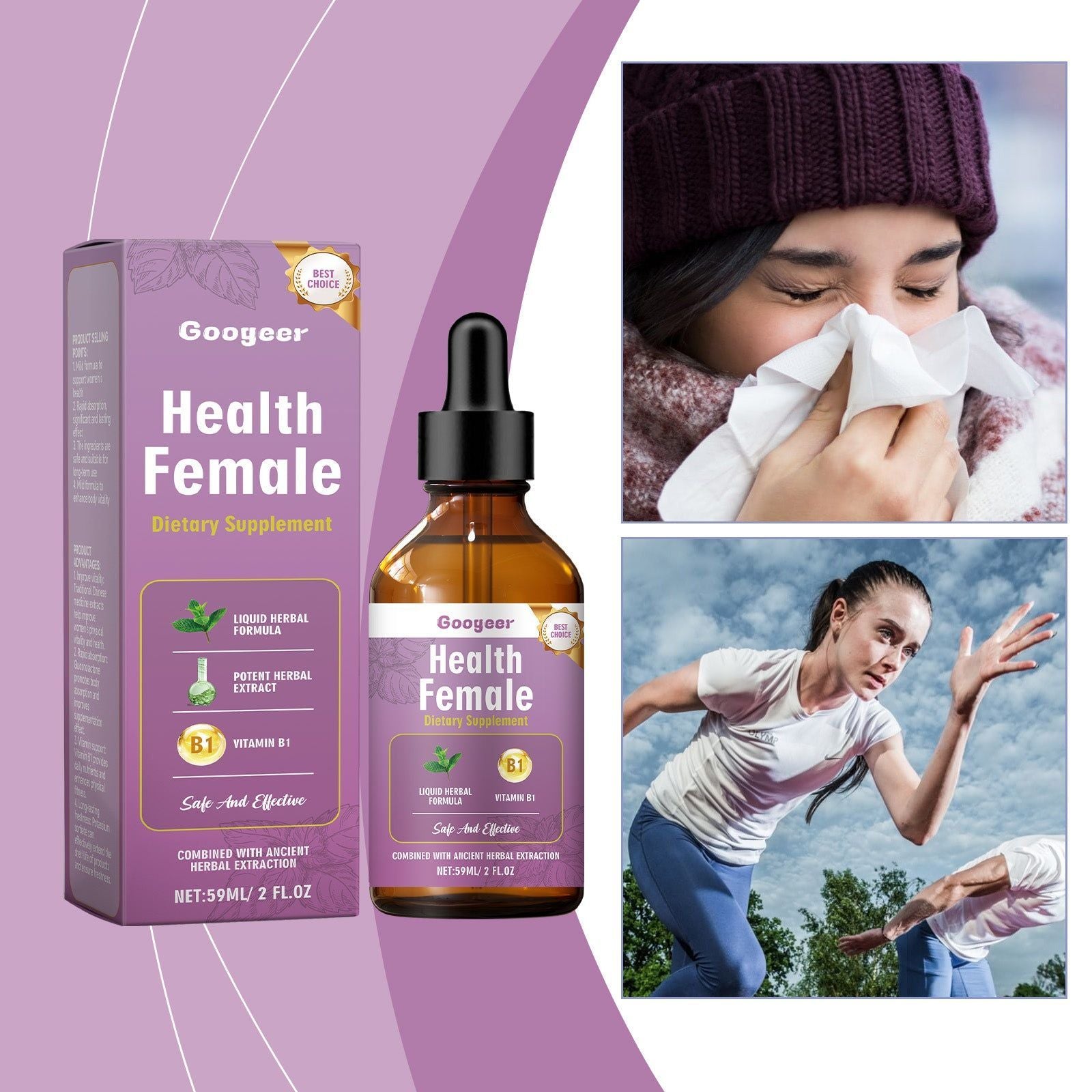 Balance Support for Women, Body Care, Natural Healing, Boost Wellness ,59ml