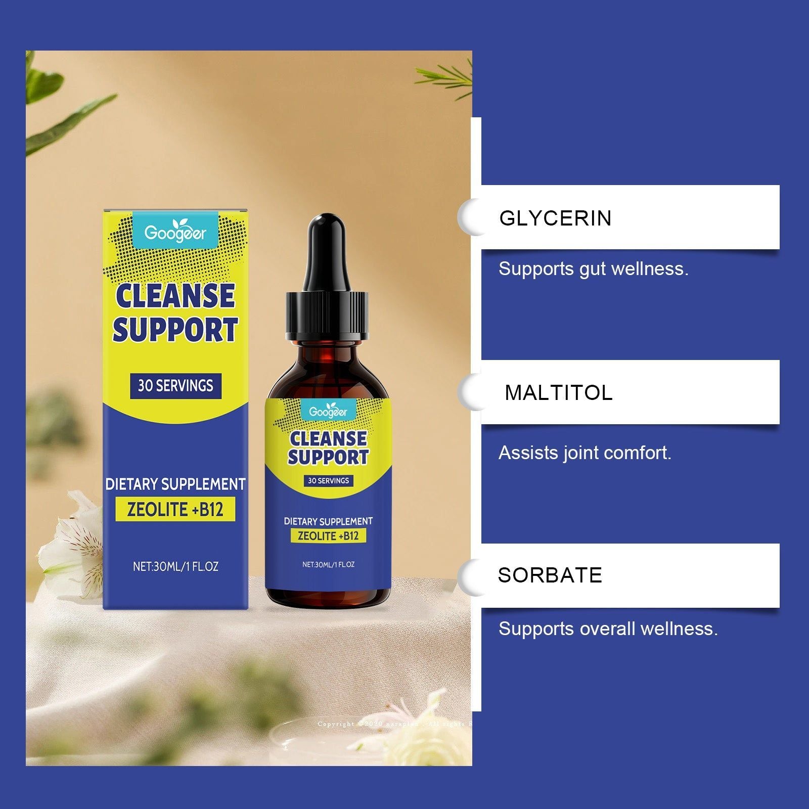 Body Care Supplement, Boost Health, Balance, Easy Daily Use ,30ml