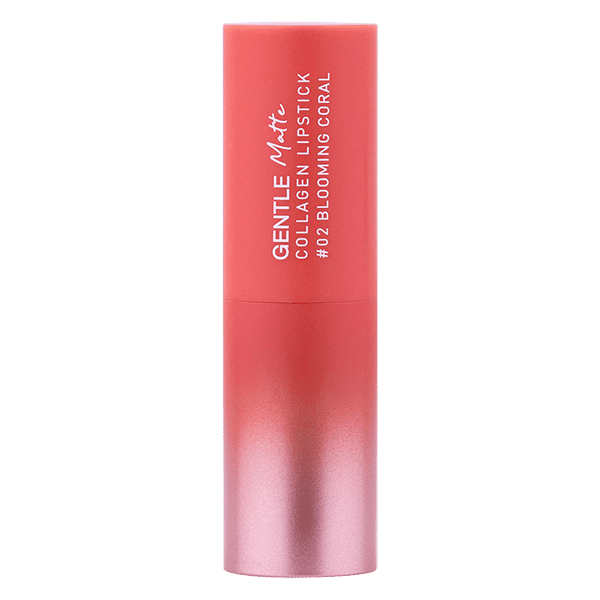 GENTLE MATTE COLLAGEN LIPSTICK 3.7G BABY BRIGHT (M) #02 BLOOMING CORAL