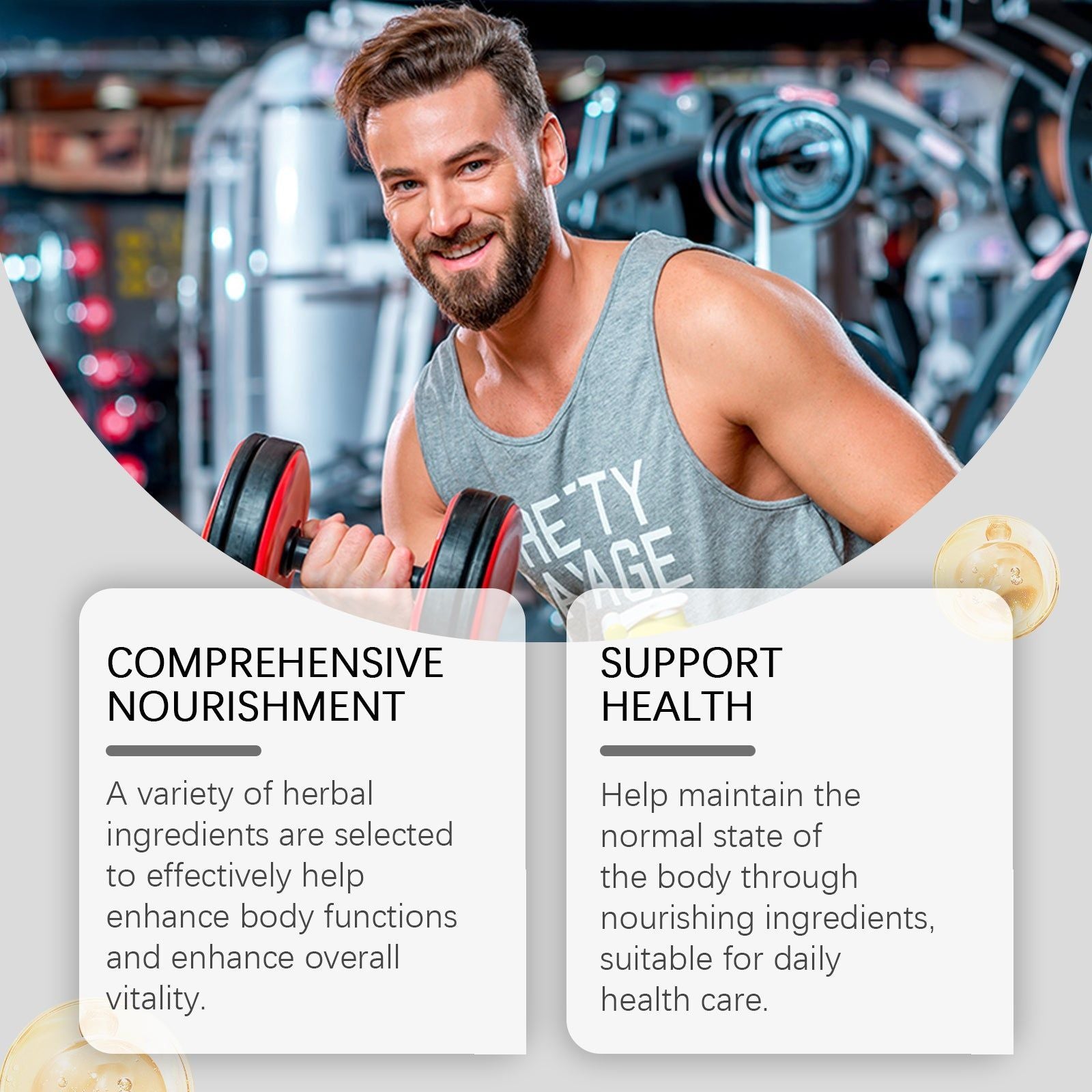 Body Care Supplement, Boost Vitality, Natural Herbal Formula, Daily Health ,50g