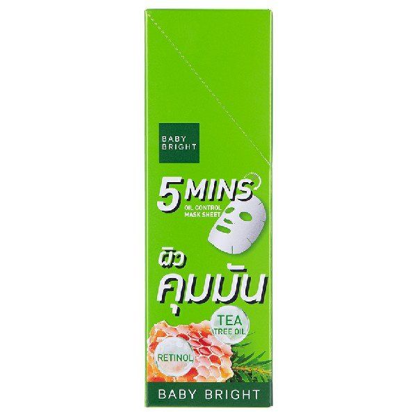 5 MINS OIL CONTROL MASK SHEET 18G BABY BRIGHT (F)