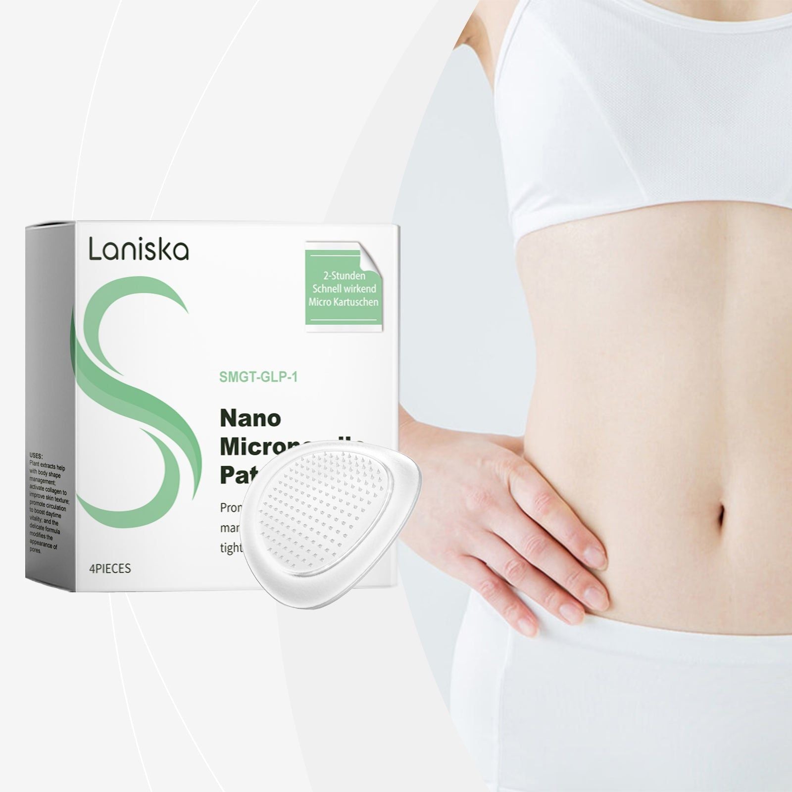 Body Care Patch, Daily Skin Boost, Collagen, Smooth Skin, Personal Care ,4pcs