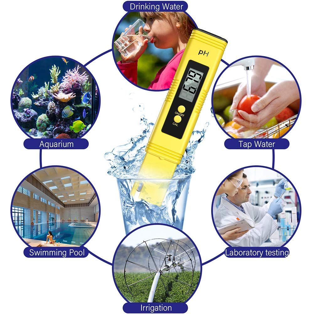 2pcs Digital PH Meter TDS EC Temperature Water Quality Test Pen 3 In 1 Set