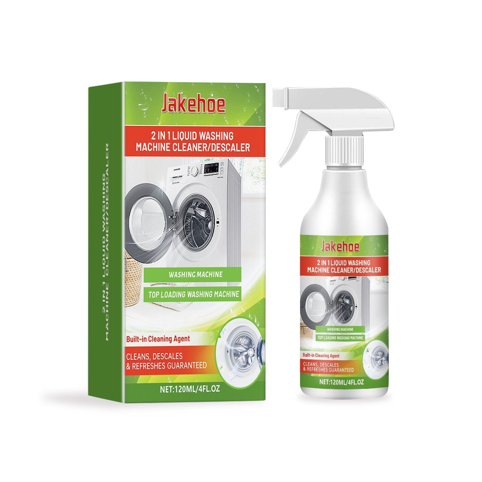 Deep Cleaning Washing Machine Cleaner, Odor Removal, Home Cleaning, Stain & Deposit Removal ,120ml