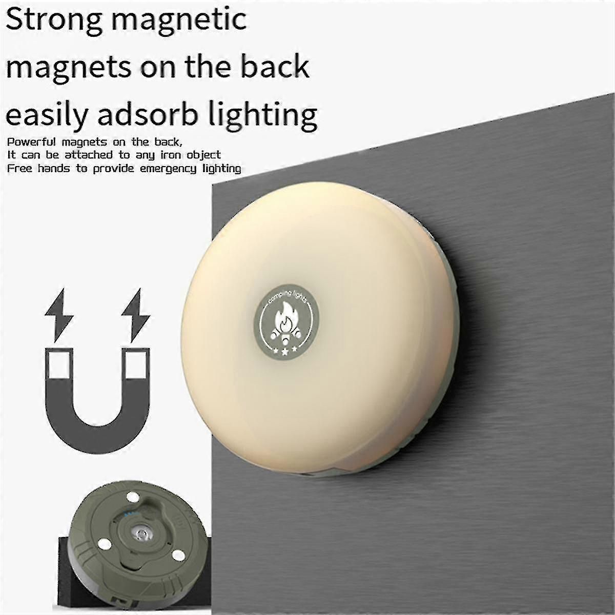 Rechargeable Camping Lantern With String Lights and Power Bank