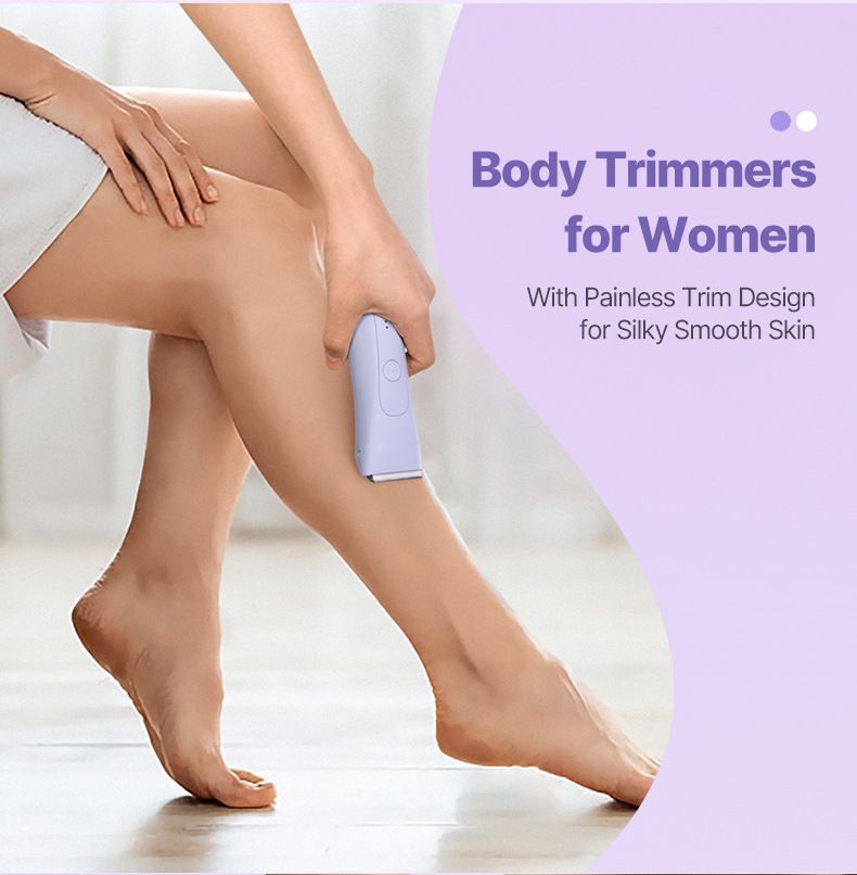 Waterproof Women's Body Hair Trimmer