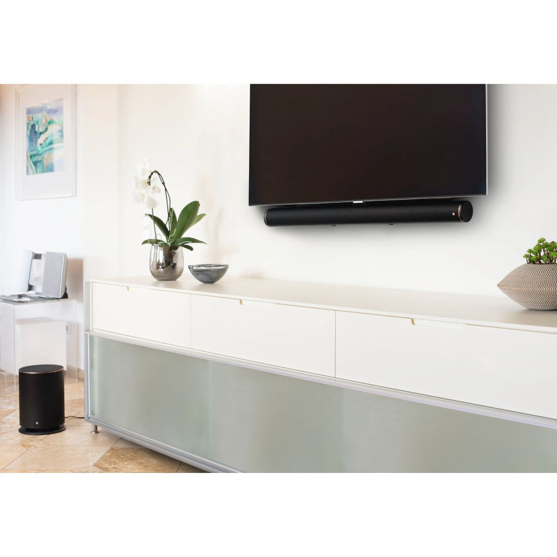 HAMA 108745 "SOUNDBAR" WALL BRACKET, BLACK