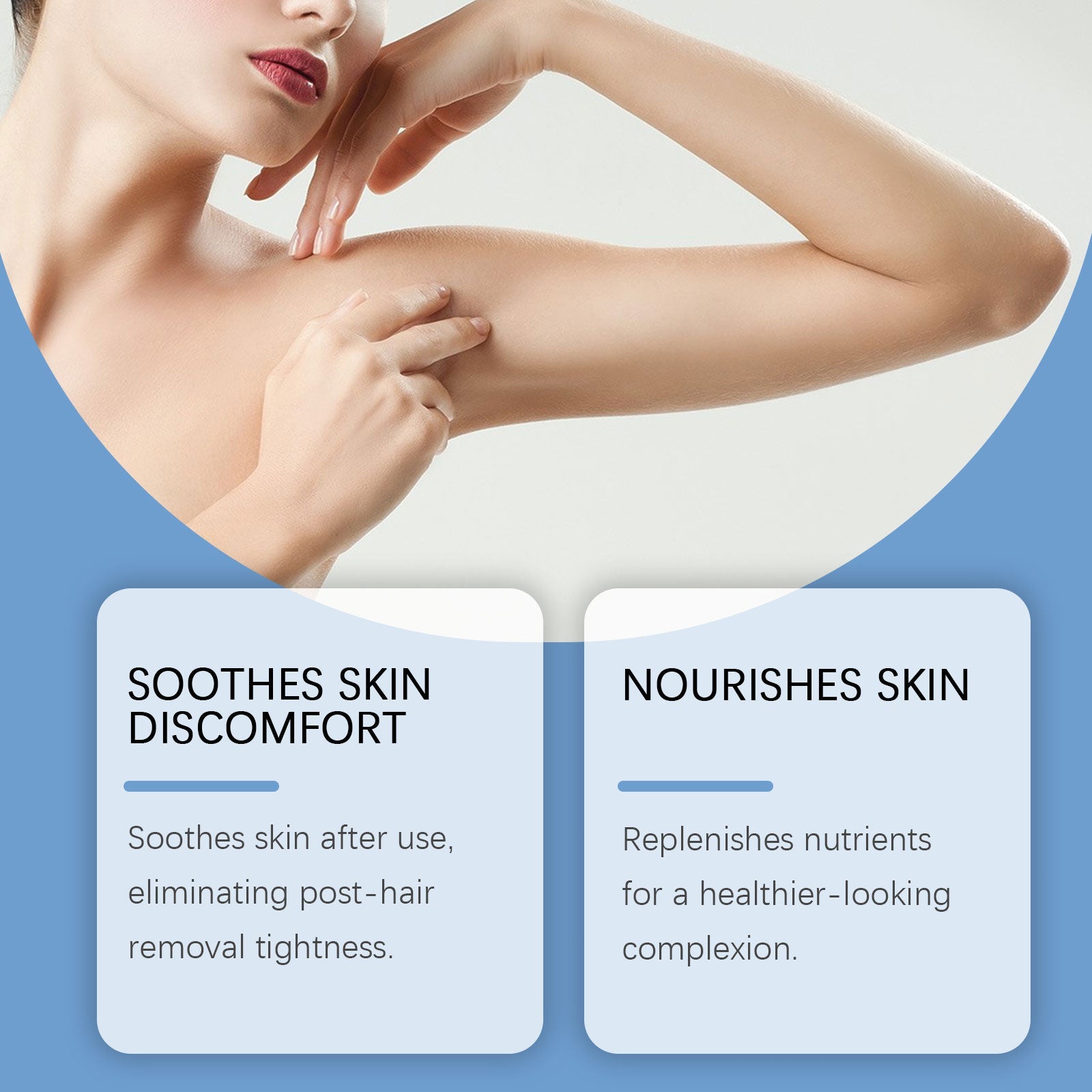 Body Care Essential Oil, Gentle Hair Removal, Soft Skin, Moisturizing Daily ,100ml