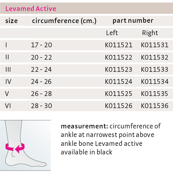 MEDI K011224 LEVAMED ACTIVE ANKLE SUPPORT
