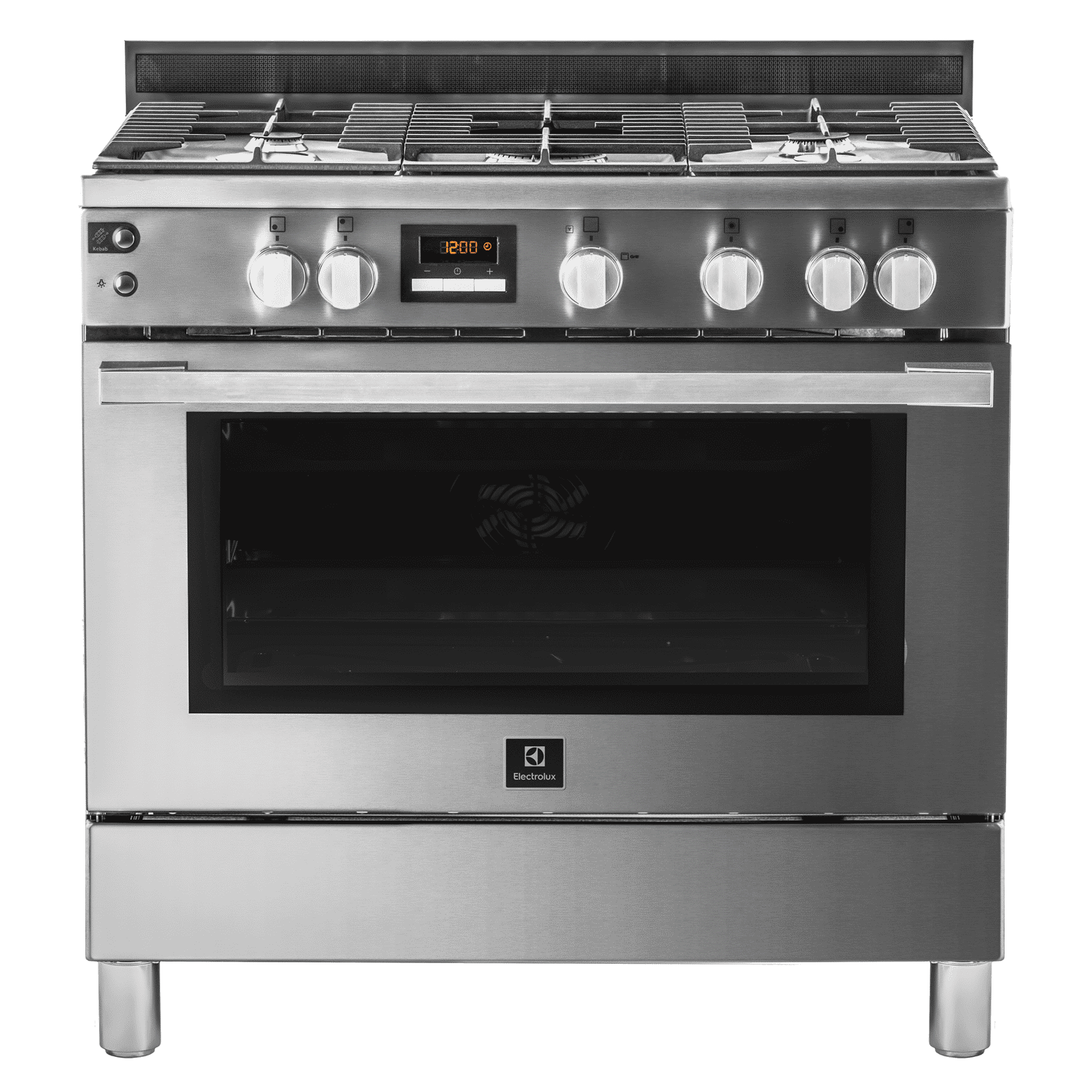 Electrolux EKG9241Z7X UltimateTaste 700 Gas Cooker with Gas Oven & Rotisserie, 5 Burners, 90cm