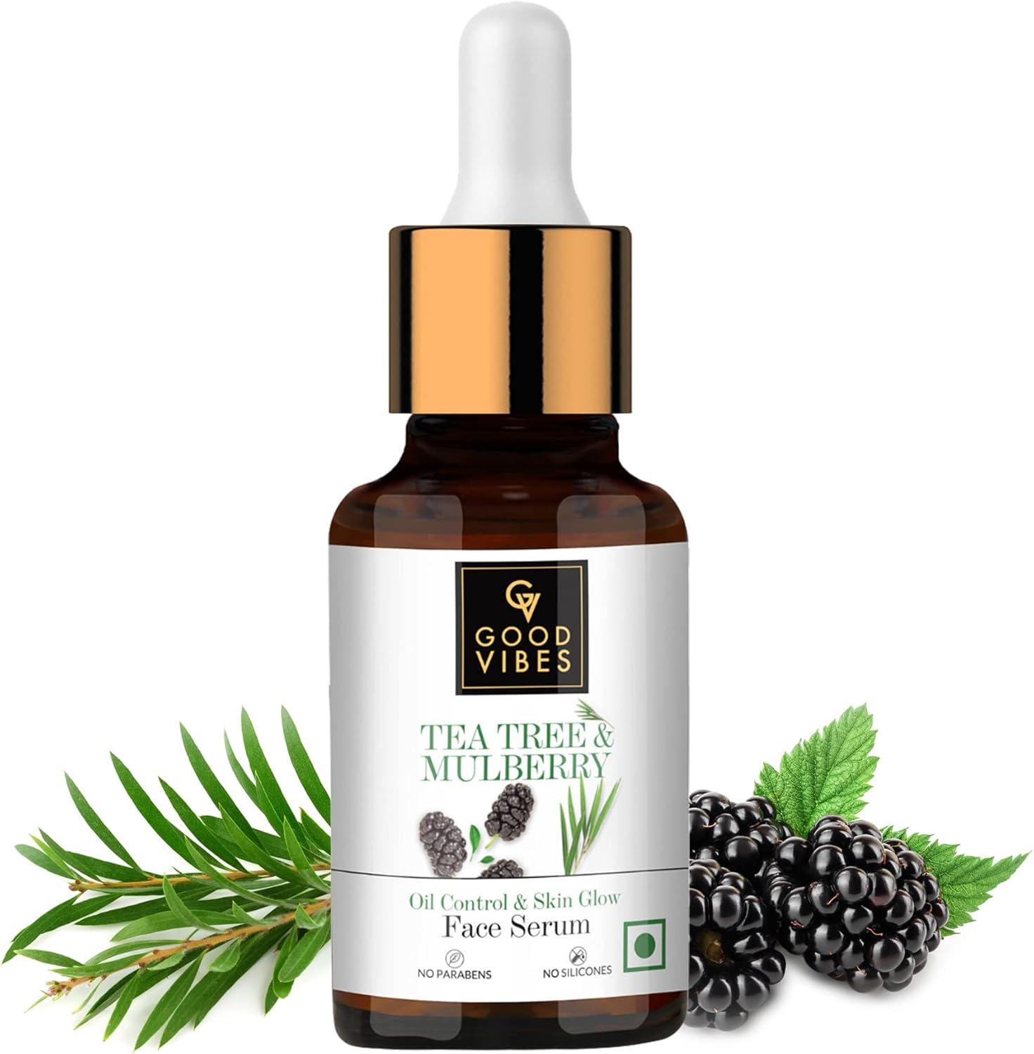 سيروم «Good Vibes» للشعر والتألق والسيطرة على الدهون بزيت شجرة الشاي والتوت 10 مل