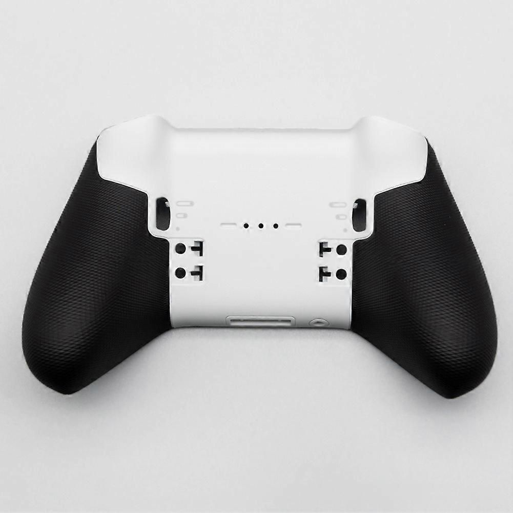 For Xbox Elite 2 Case Wireless Controller Replacement Housing Shell Faceplate Front Back Case Bottom Cover B(Black &amp; white)