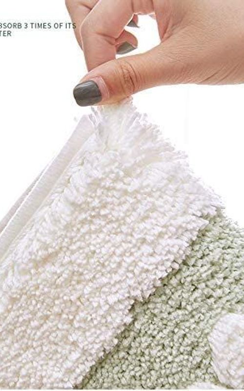 AIESY® Beautiful Luxury Ultra Soft Microfiber Shaggy Bath Mats