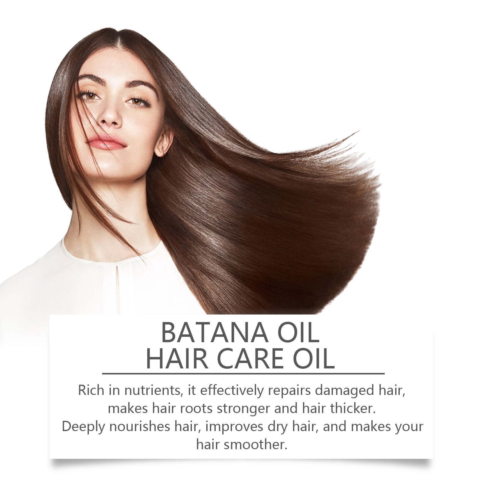 Batana Oil for Stronger Hair, Volumizing, Nourishing, Deep Repair, Natural Hair Growth ,50ml