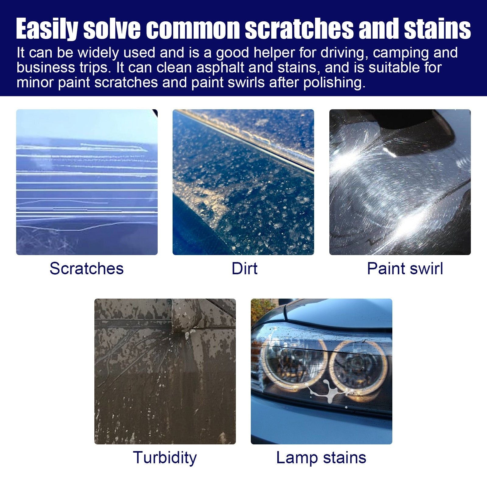 Car Scratch Repair Kit, Fast Paint Scratch Remover, Car Body Polishing, Scratch Fix ,1set