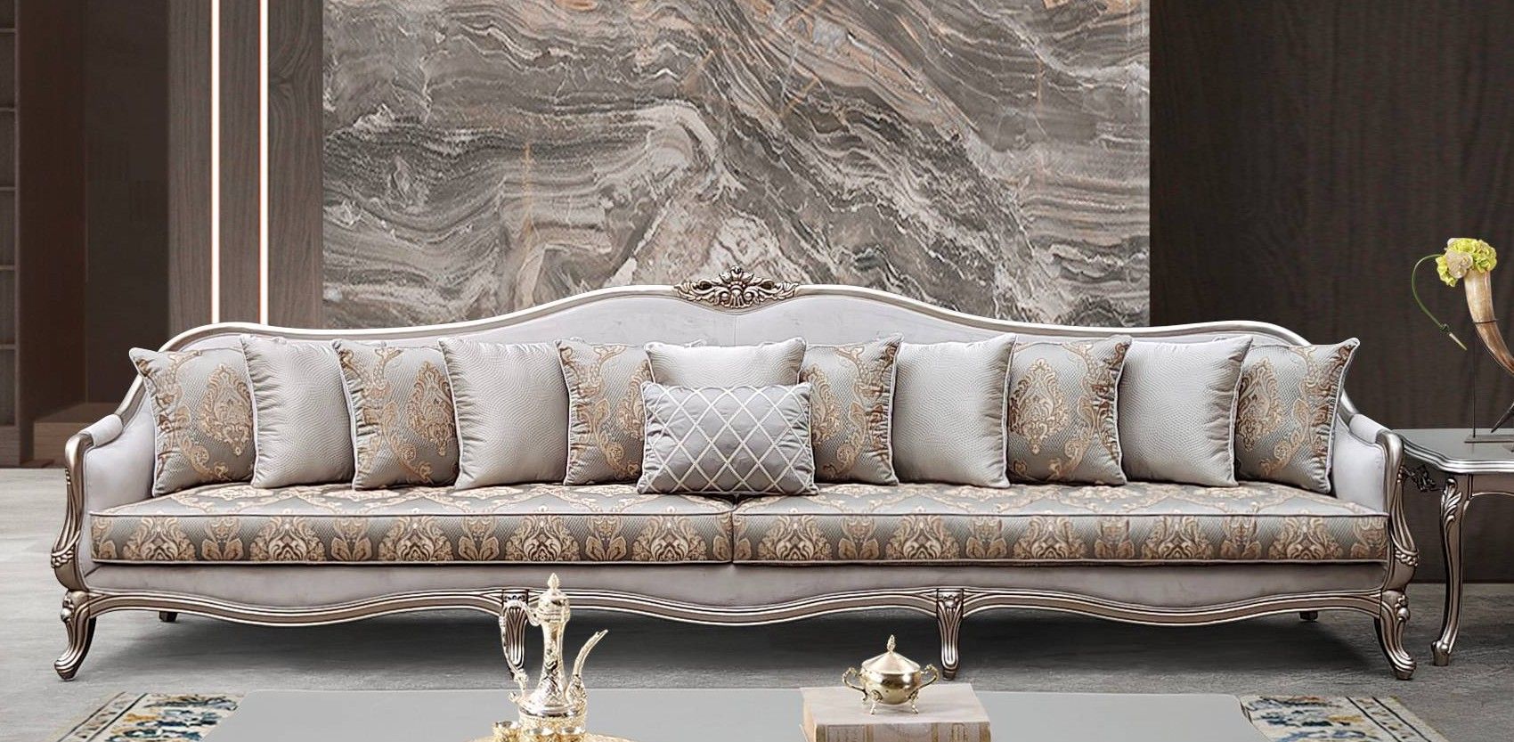Victorian-Style 5 Seater Sofa #G-923