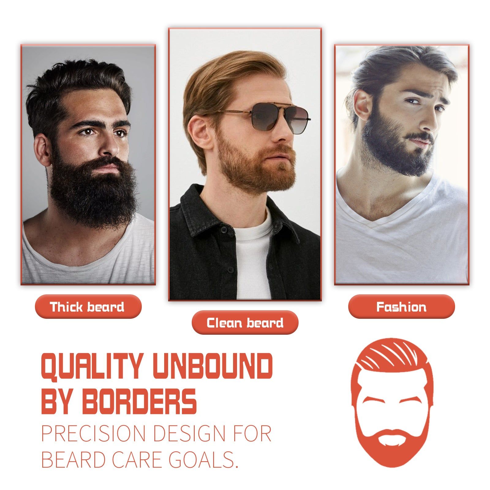 Beard Roller, Thicker, Fuller Beard Growth, Nourishing, Easy to Use ,1pcs