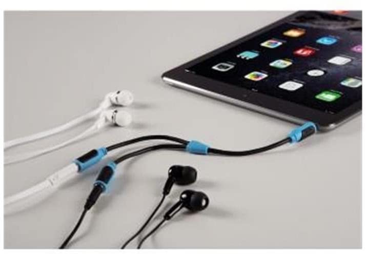 HAMA 108358 مقسم صوت ناعم 3.5 مم ستيريو