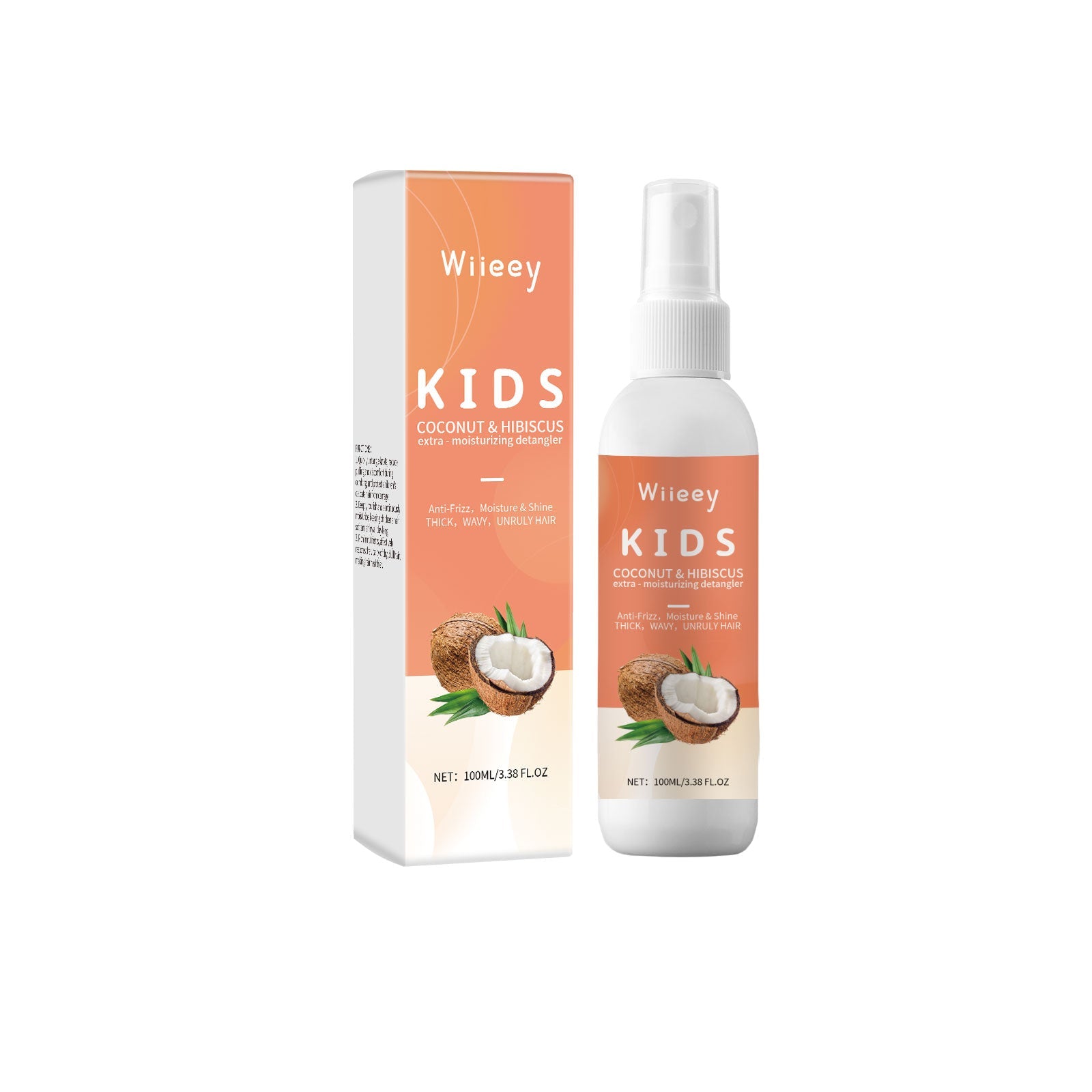 Children's Anti-Tangling Hair Spray, Moisturizing, Smoothing, Nourishing, Smooth Gloss, Gentle Care ,100ml