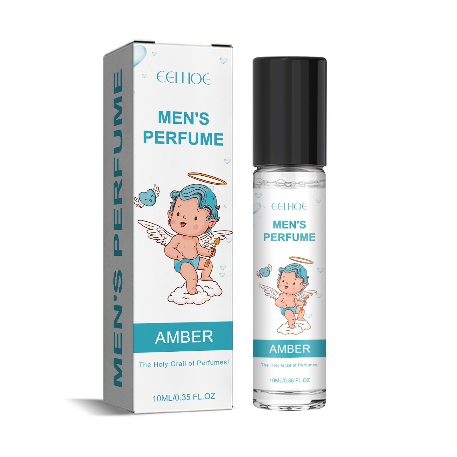 Cupid Men's Perfume, Long-Lasting Fresh Fragrance, Confidence Boost ,10ml/box