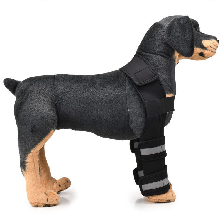Dog Reflective Compression Sleeves Elbow Protector Wth Bandage Wrap Heals Sprains