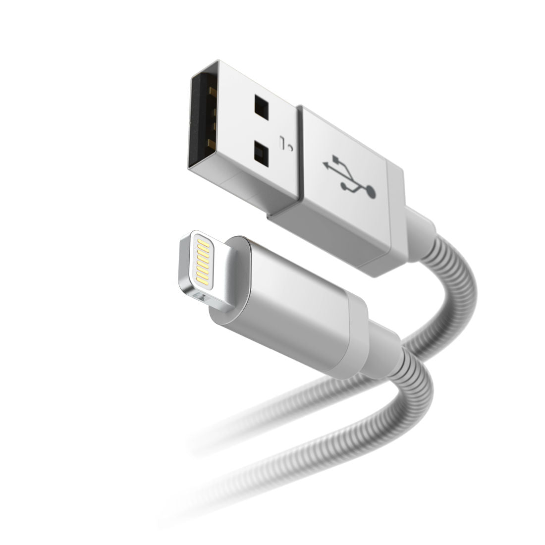 HAMA 183340 "Metal" Charging/Data Cable, Lightning, 1.5 m, silver