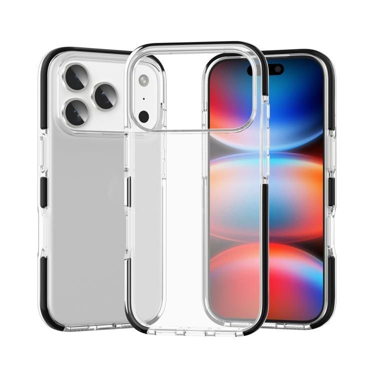 For iPhone 18 Pro Max / iPhone 17 Pro Max Two-color Shockproof High Transparency TPU Phone Case