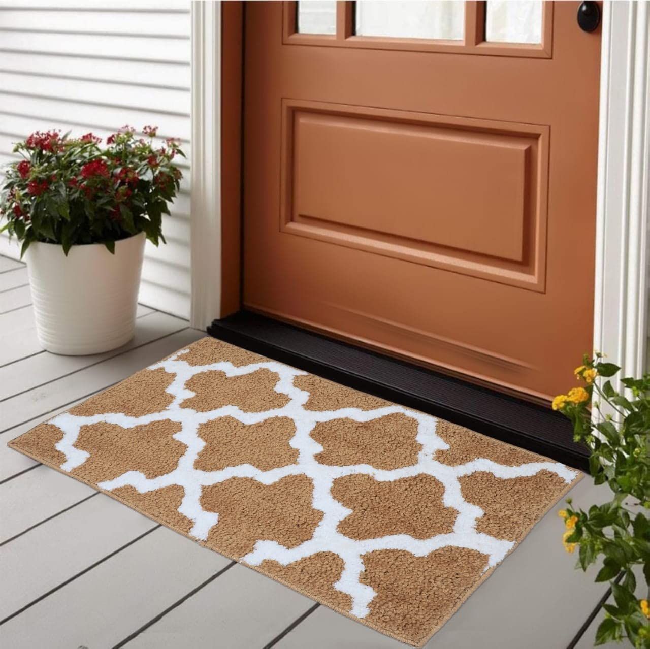 AIESY® Modern Home Microfiber Anti Slip haggy Bath Mat