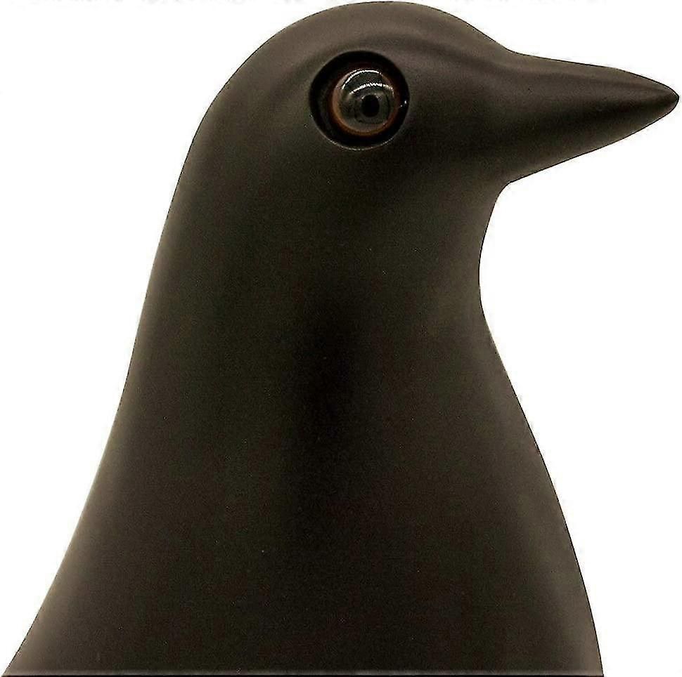 Mid-century Home Decor House Bird - Office Decor Desk Dove Ornament Arts Gift (Black)