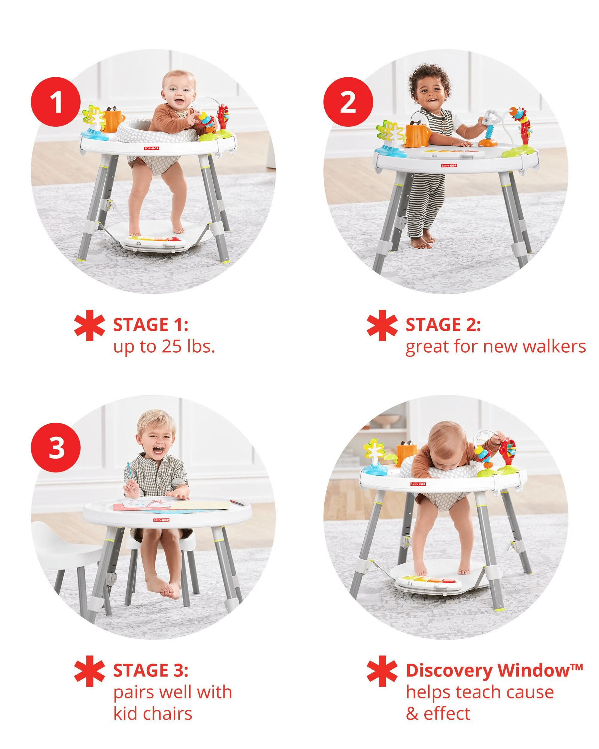 Skip Hop Explore & More 3-Stage Activity Center