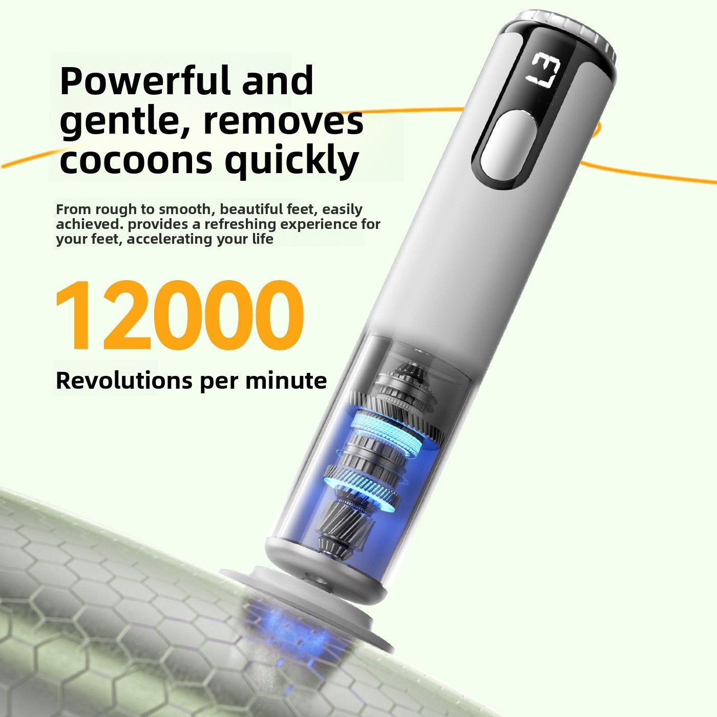 Electric Foot Callus Remover, USB Rechargeable Pedicure Device