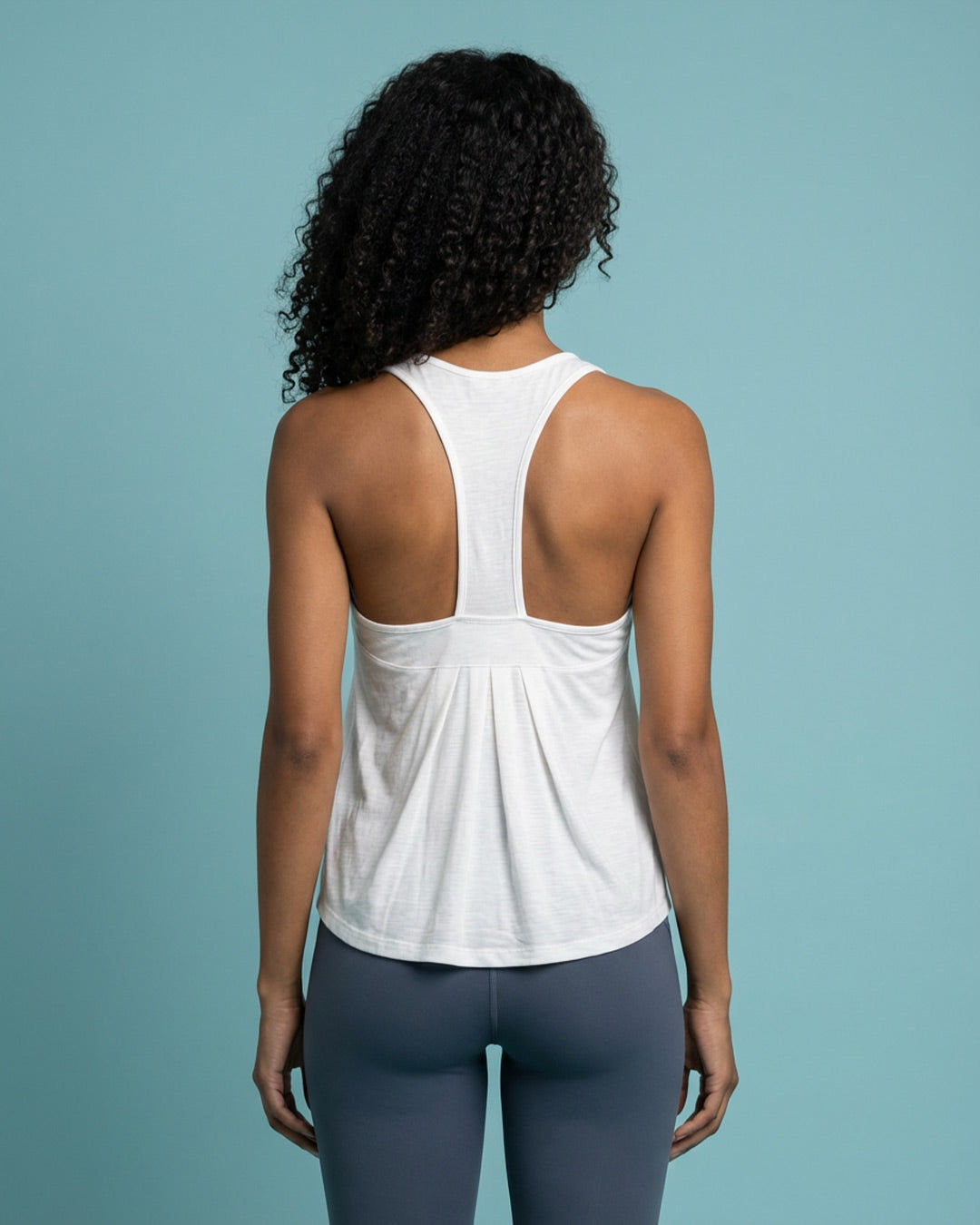 Under Armour White Nude-Back Training Tank