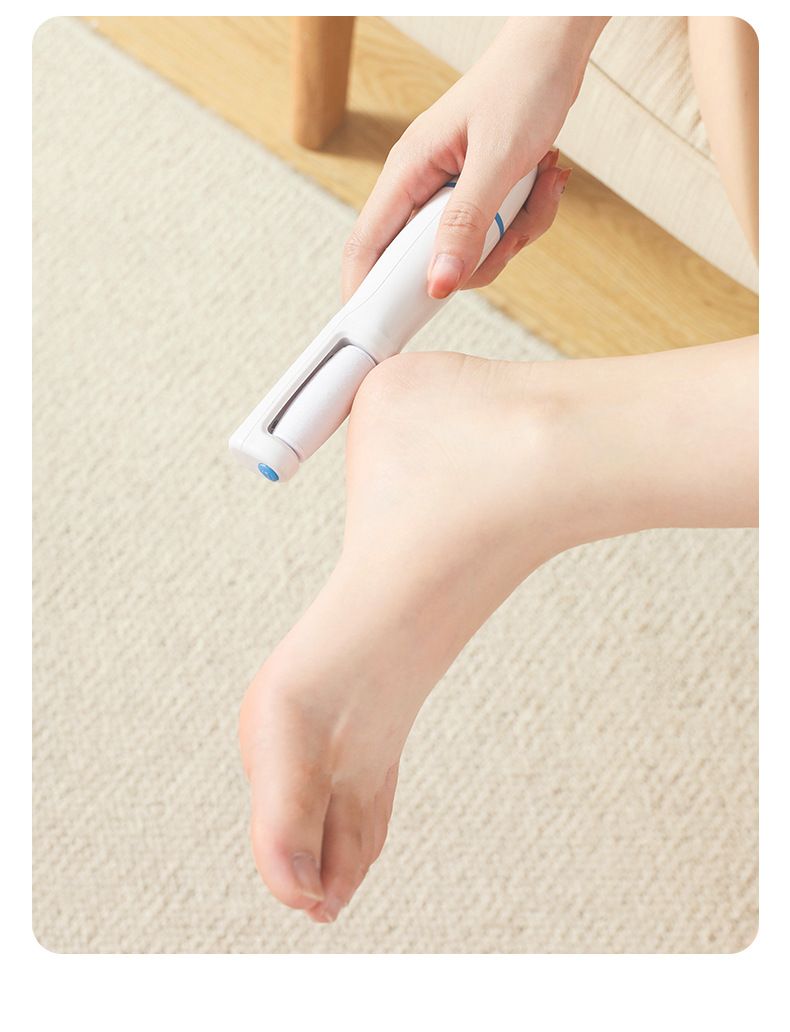 USB Rechargeable Electric Foot Callus Remover with Roller Head