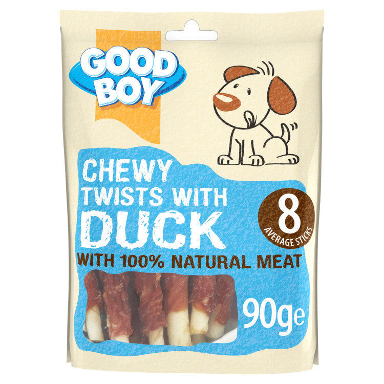 Good Boy Chewy Duck Twists - 90g