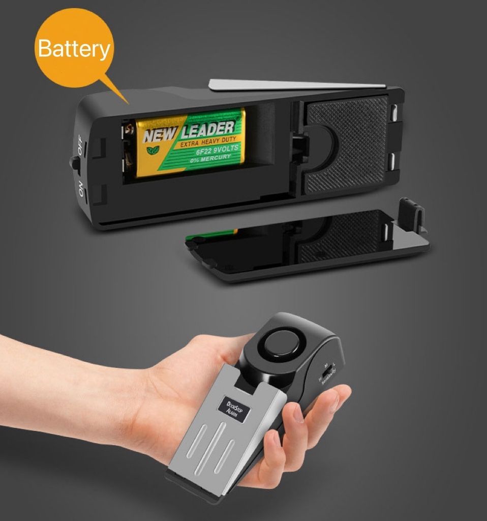 Door Open Alarm Door Stop Alarm Anti-theft Alarm Portable Door Gap Alarm