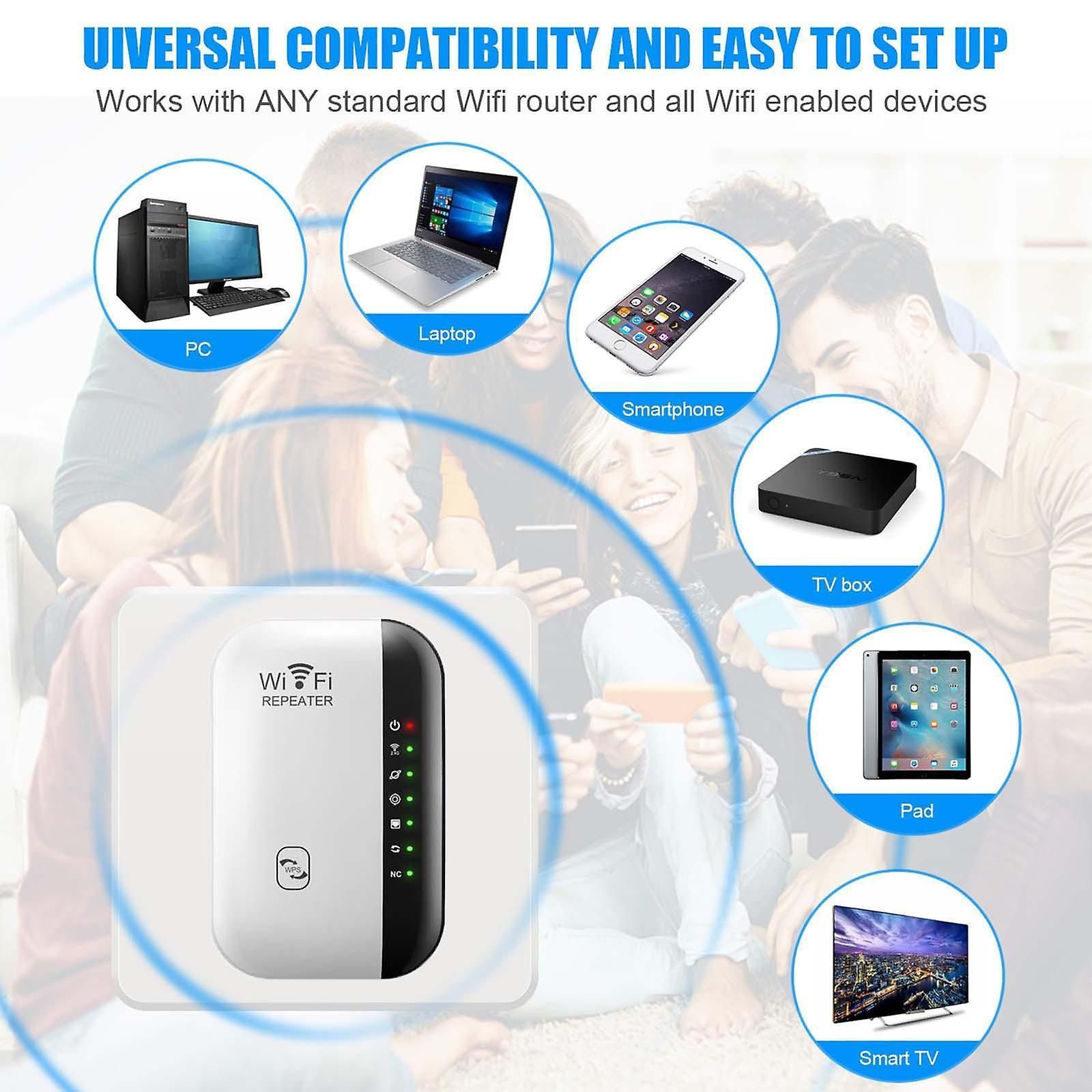 WLAN Amplifier WLAN Repeater 300mbps Mini Wifi Booster Supportmore Devices