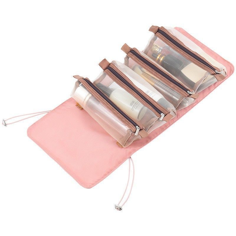 4 in 1 Travel Makeup Bag Cosmetic Organizer