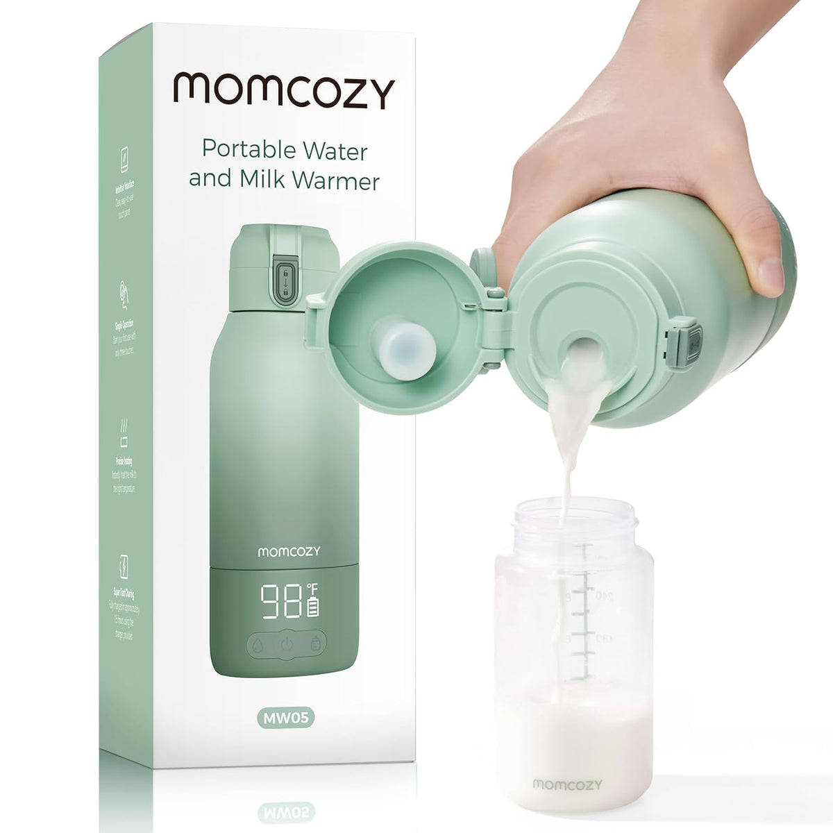 Superfast Portable Breast Milk & Water Warmer for Travel
