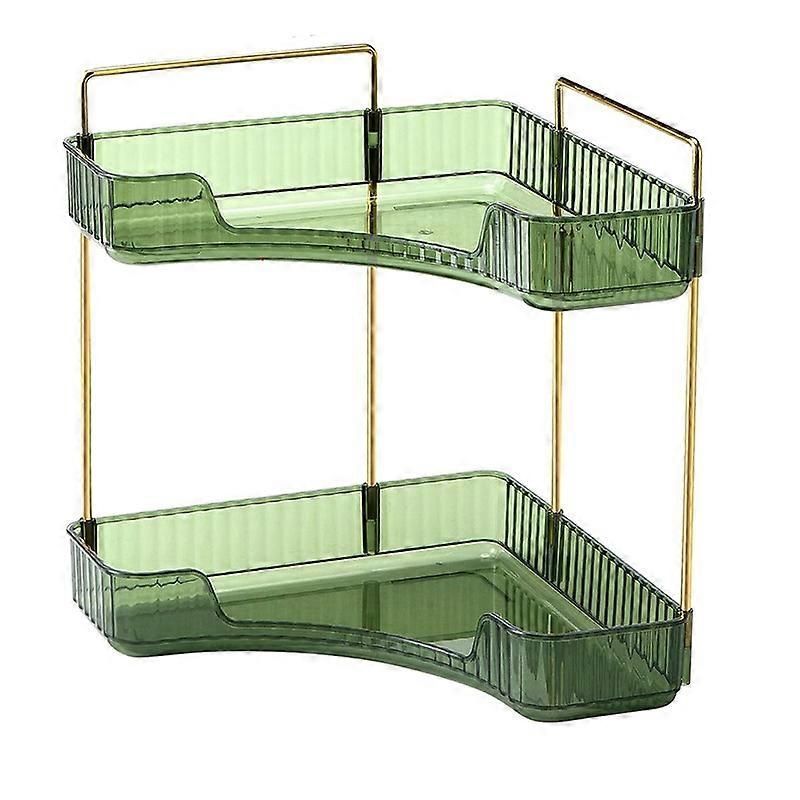 Corner Bathroom Counter Organizer Countertop Shelf Makeup Organizer B