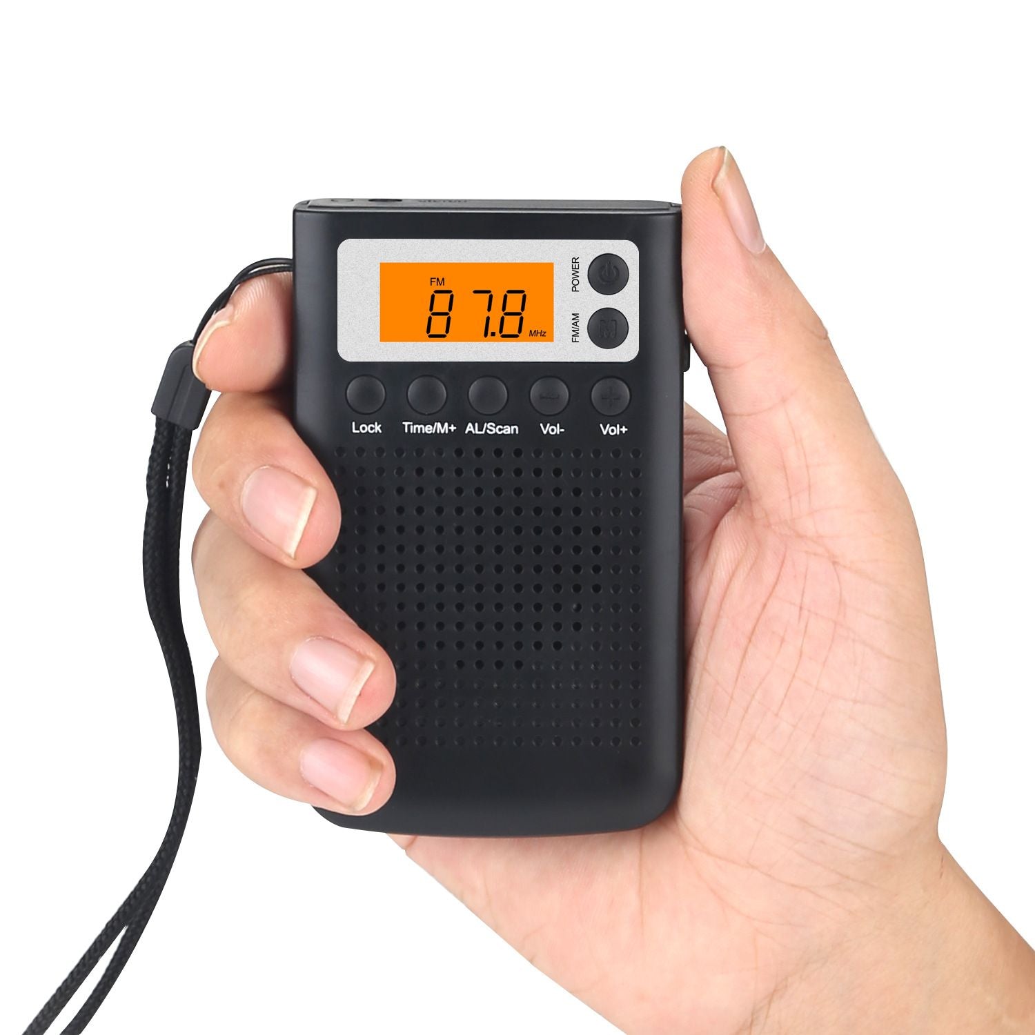 FM AM Wireless Digital Radio Mini Portable Pocket Radio Electric With Speaker