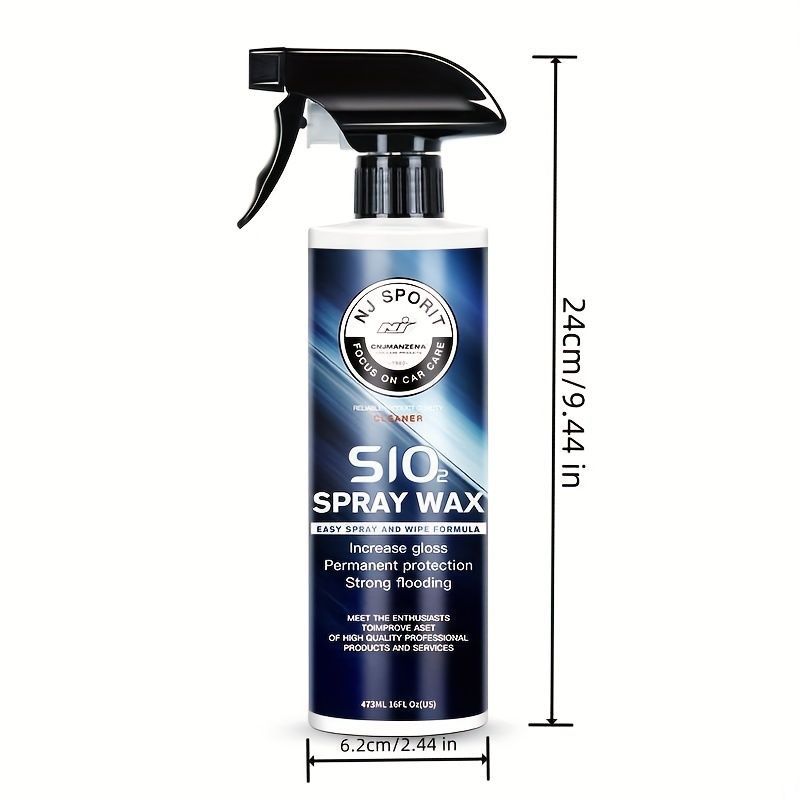 Car Ceramic Coating Spray Set Quick Nano Coat Polish Sealer Spray Wax