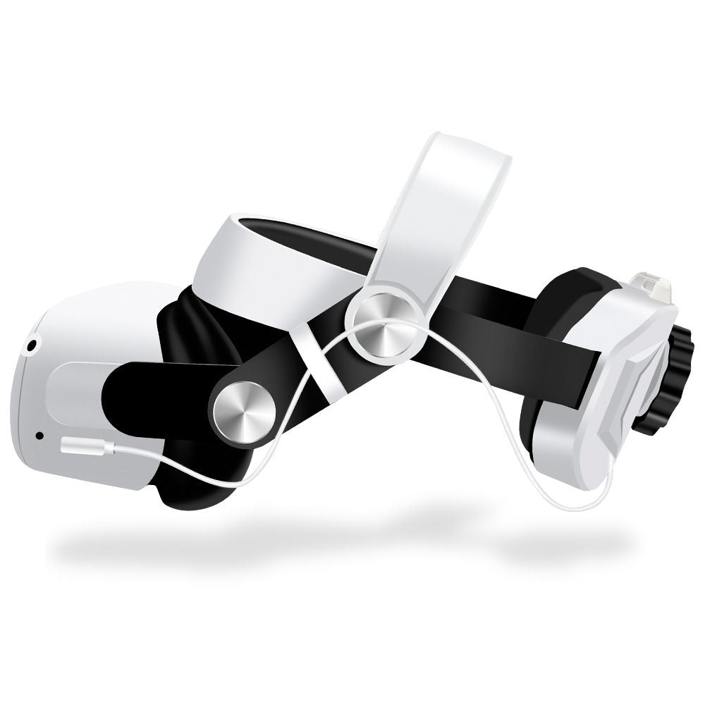 2 in 1 VR Head Strap With Battery Adjustable Head Band For Oculus Quest 2