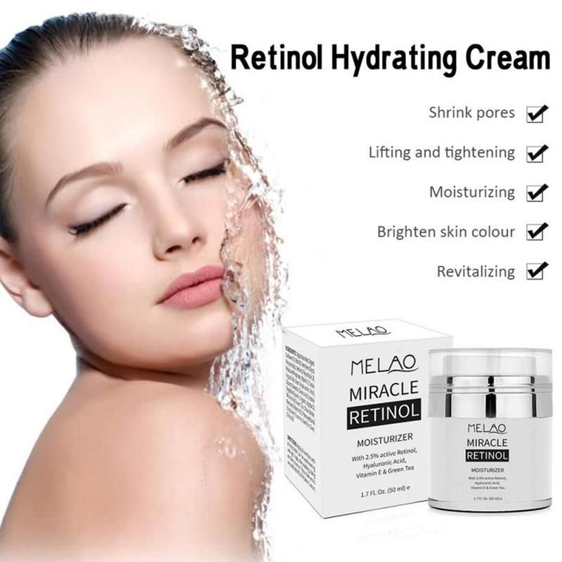 Retinol Moisturizer Cream Anti Aging Wrinkle Face Cream Vitamin E Hyaluronic Acid Cream