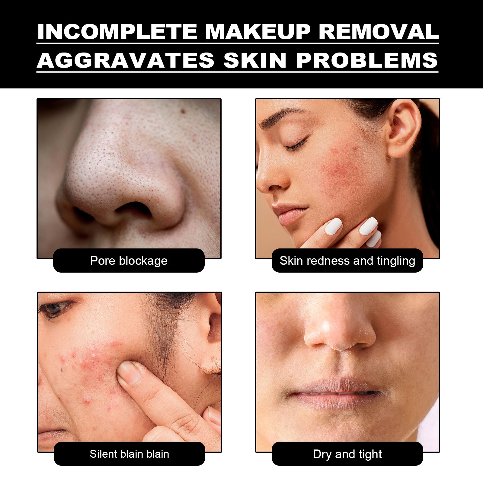 Deep Cleansing Oil, Fast Emulsification, Cleanse and Nourish Skin, Gentle Face & Eye Makeup Remover ,70ml
